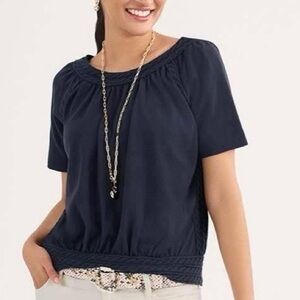 Cabi tightrope top (reversible, Navy color)